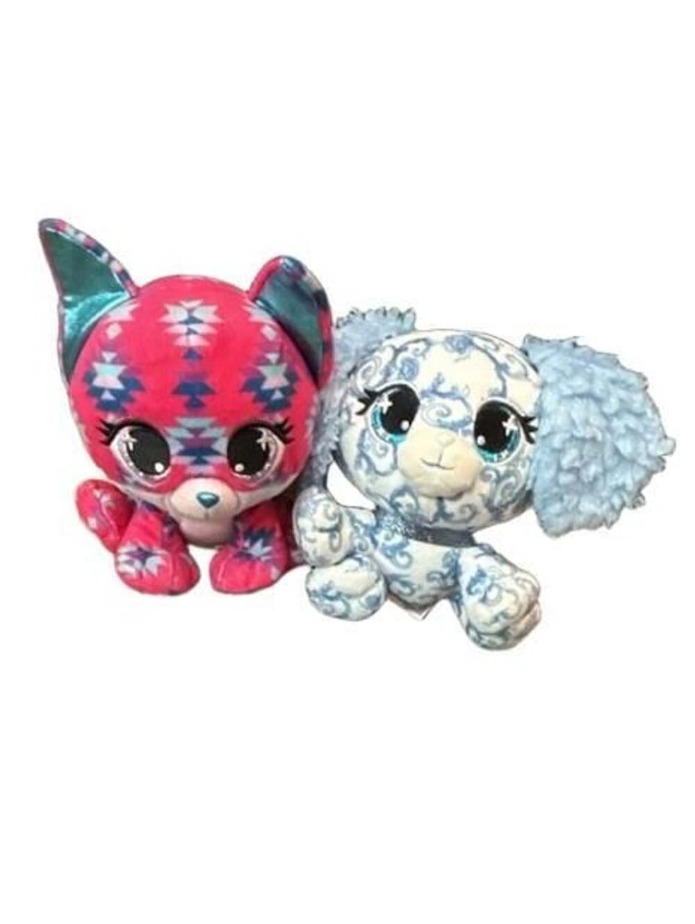 GUND P.Lushes Ciera Sunset Fox & Lin LeBleu Dog Plush Lot of 2